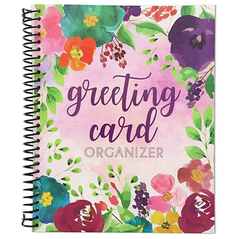 greeting card organizers with pockets.